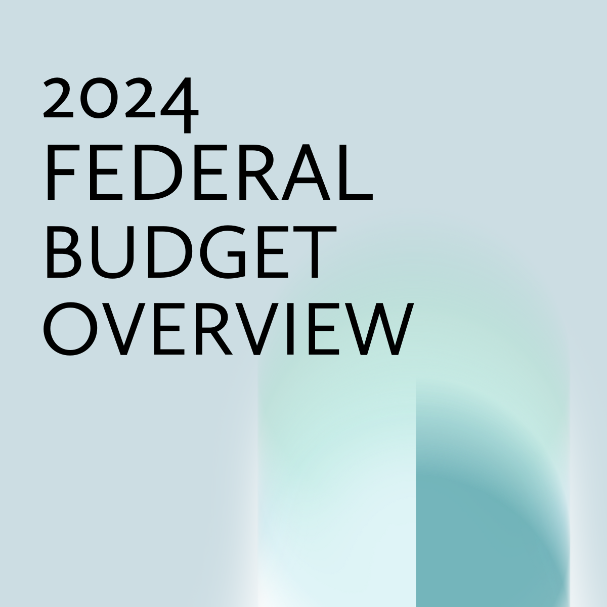 2024 Federal Budget
